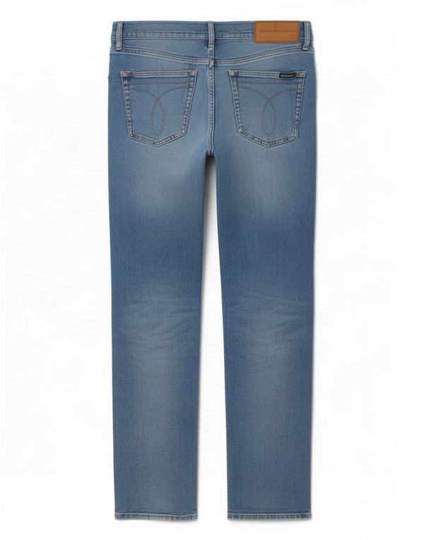 Ανδρικό τζιν ίσιο Calvin Klein W31 L32 Μπλε βαμβακερό