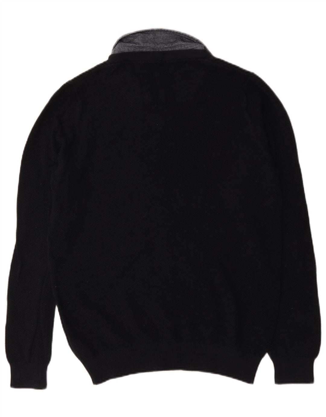 Marks & Spencer Ανδρικό πουλόβερ με κανονική εφαρμογή Polo Neck Jumper Small Navy Blue