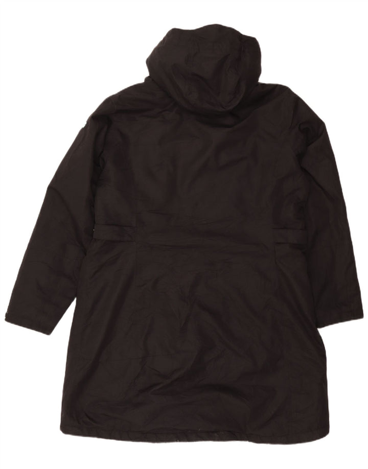 Killtec Γυναικείο παλτό αντιανεμικό με κουκούλα UK 16 Large μαύρο πολυεστέρα