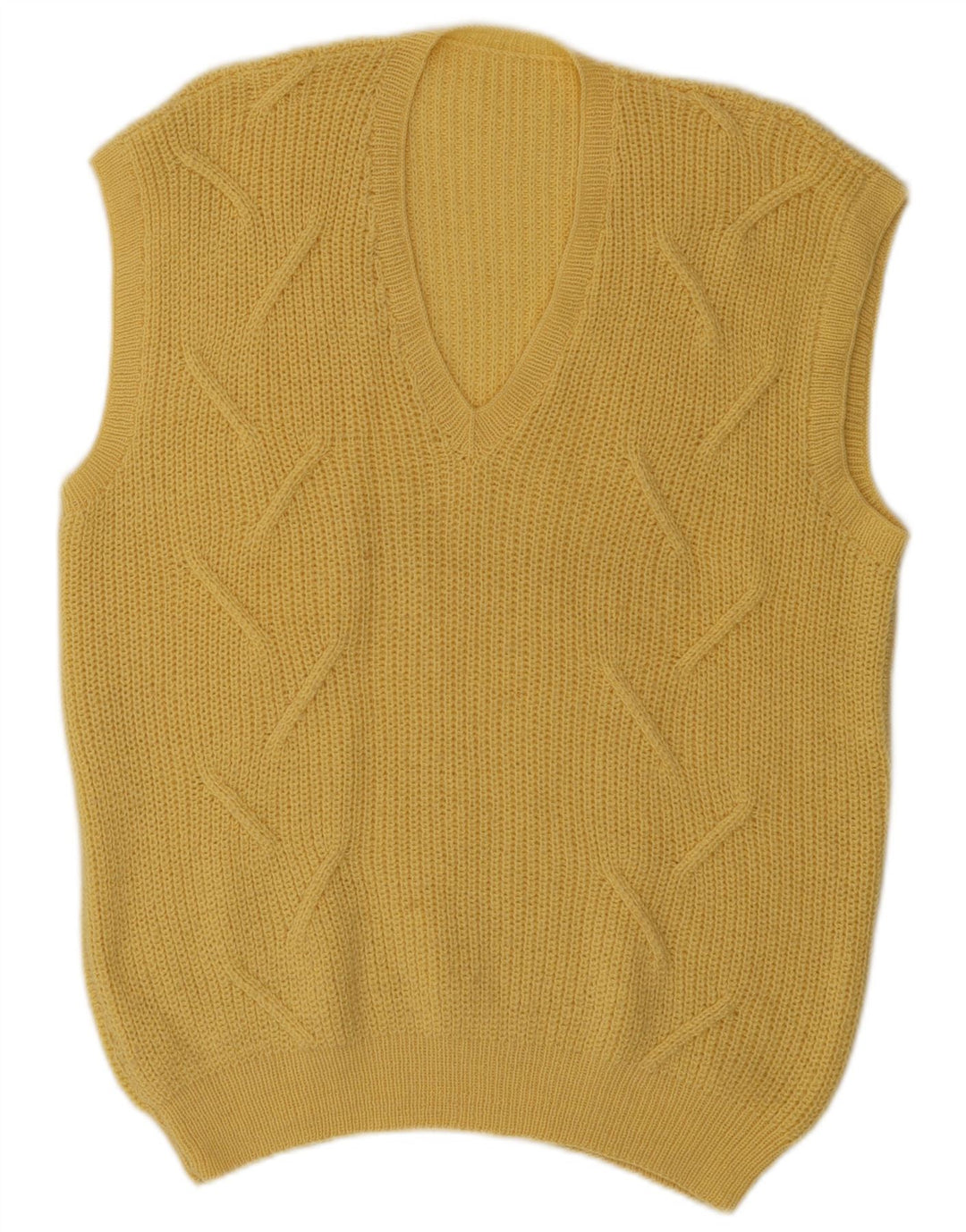 Vintage ανδρικό γιλέκο Tank Top Large Yellow