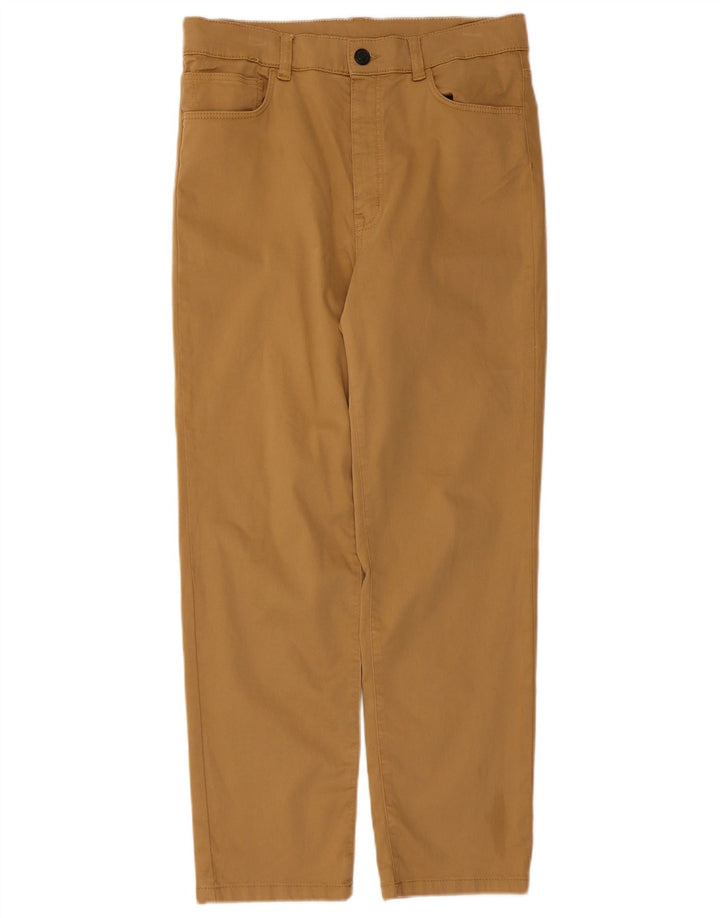 Massimo Dutti Γυναικείο ίσιο casual παντελόνι EU 40 Medium W30 L26 Beige