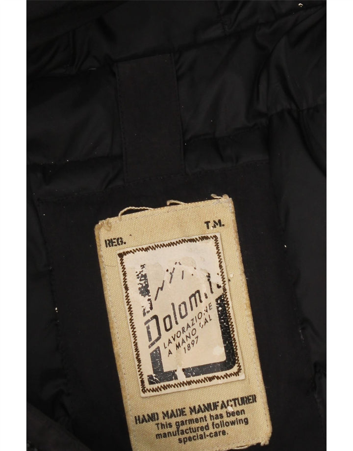 Ανδρικό μπουφάν με κουκούλα Dolomite UK 42 XL μαύρο νάιλον