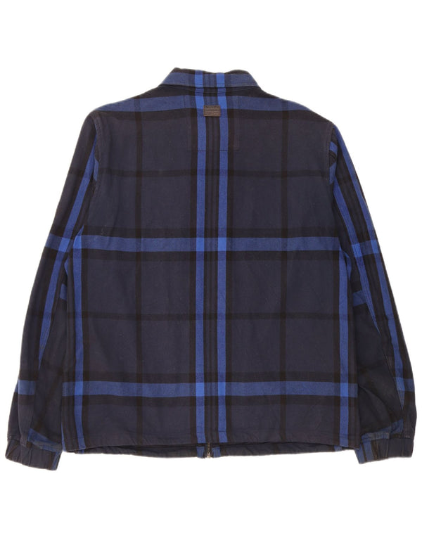 Ανδρικό Utility Jacket G-Star UK 40 Large Navy Blue Check Cotton