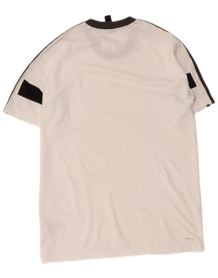 Ανδρικό T-Shirt Climalite Adidas Top Medium White Colourblock Polyester