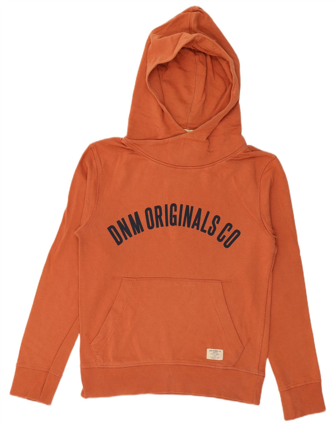 JACK & JONES Ανδρικό γραφικό τζάμπα με κουκούλα μικρό πορτοκαλί