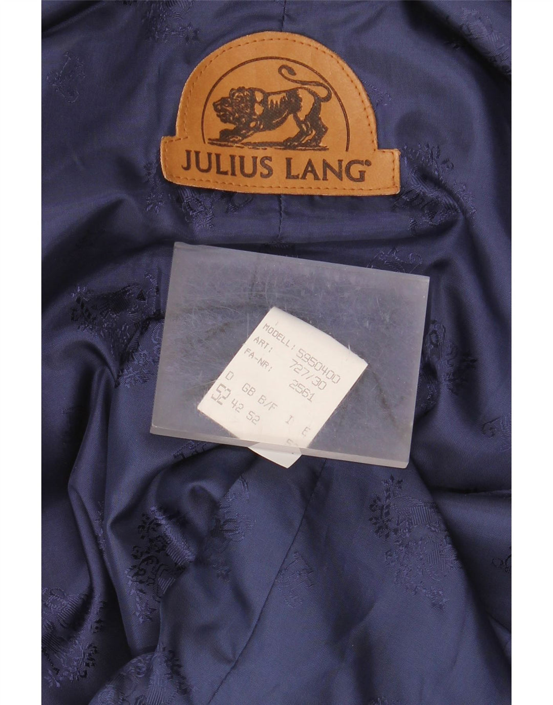 Ανδρικό γιλέκο Julius Lang IT 52 μεγάλο πολύχρωμο συνονθύλευμα βισκόζη