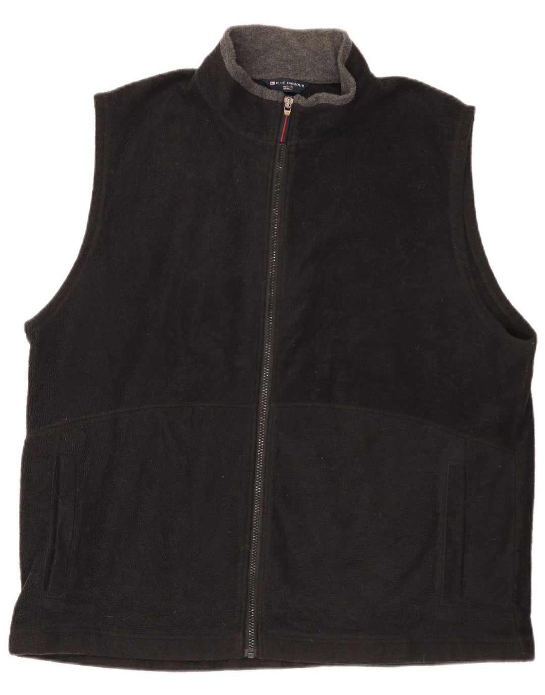 Marks & Spencer Ανδρικό Fleece Jacket UK 44 2XL Μαύρο Πολυεστέρας
