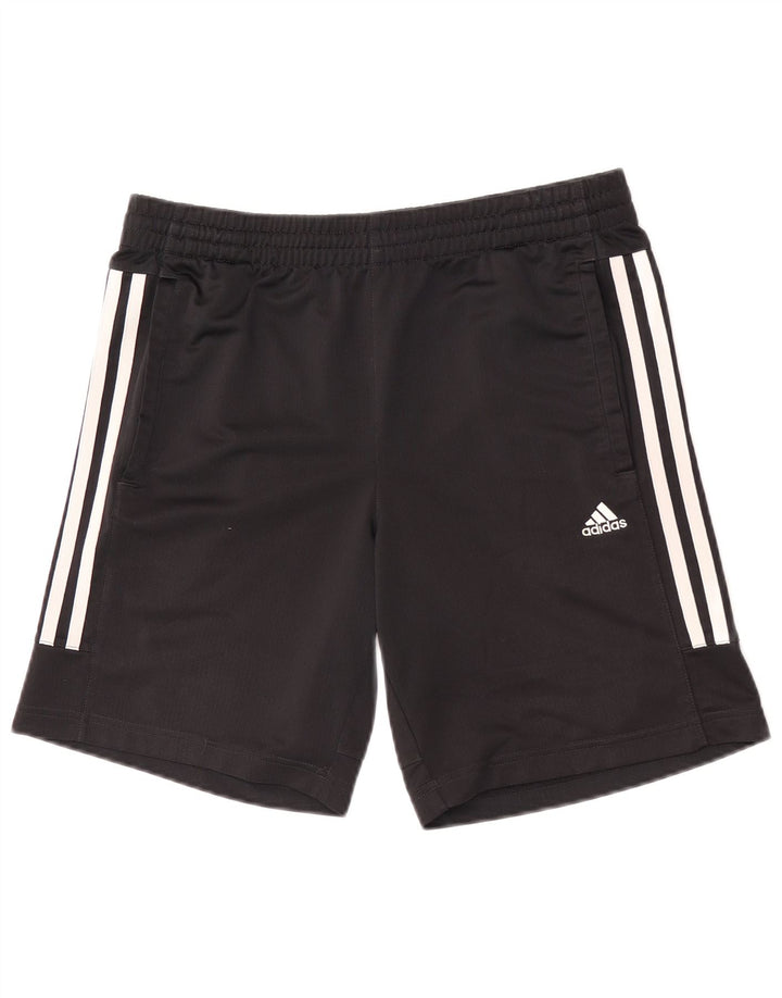 Adidas Boys Sport σορτς 13-14 ετών μαύρο πολυεστέρα