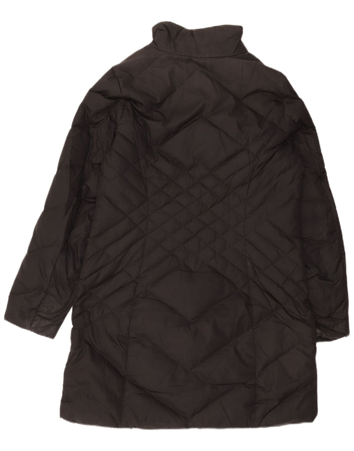 EDDIE BAUER Γυναικείο παλτό με επένδυση UK 14 Μεσαίο Μαύρο Πολυεστέρας