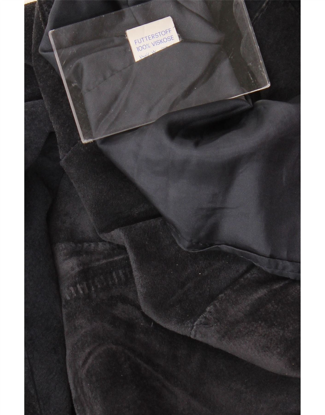 VINTAGE Γυναικείο σακάκι σακάκι με 1 κουμπί UK 14 μεσαίο ναυτικό μπλε βισκόζη