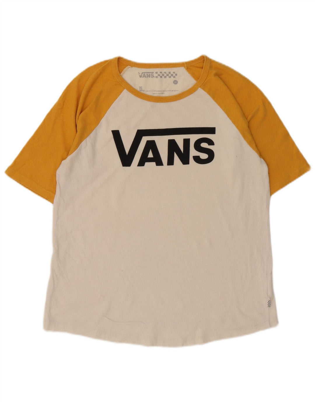 Ανδρικό γραφικό T-Shirt Vans Τοπ, μεσαίο λευκό χρώμα, βαμβακερό