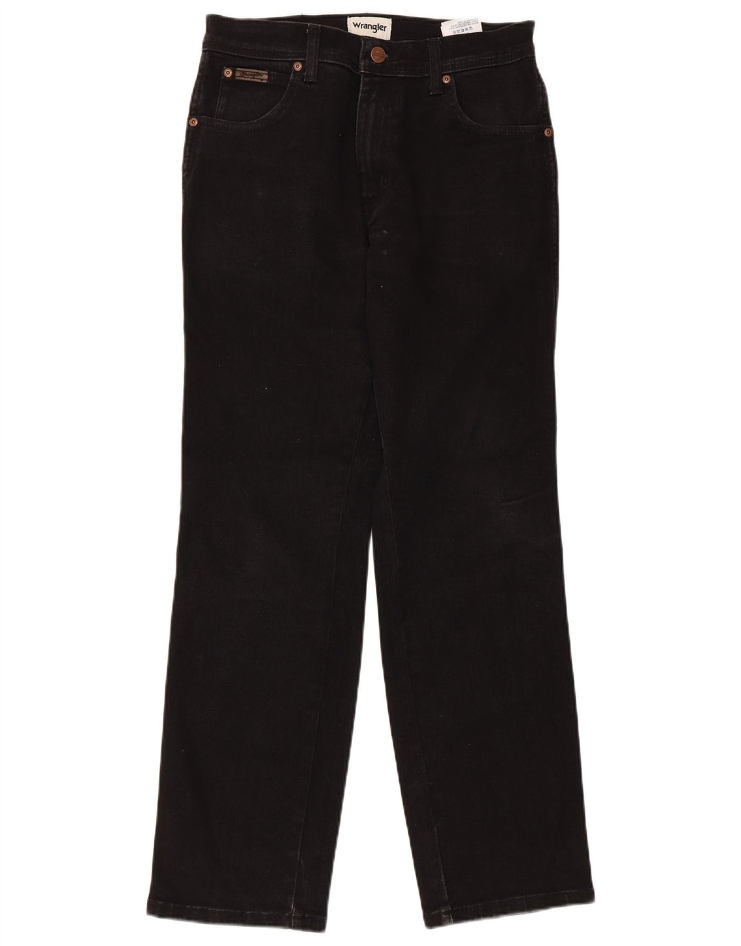 Ανδρικό τζιν Texas Straight Wrangler W30 L30 μαύρο βαμβακερό
