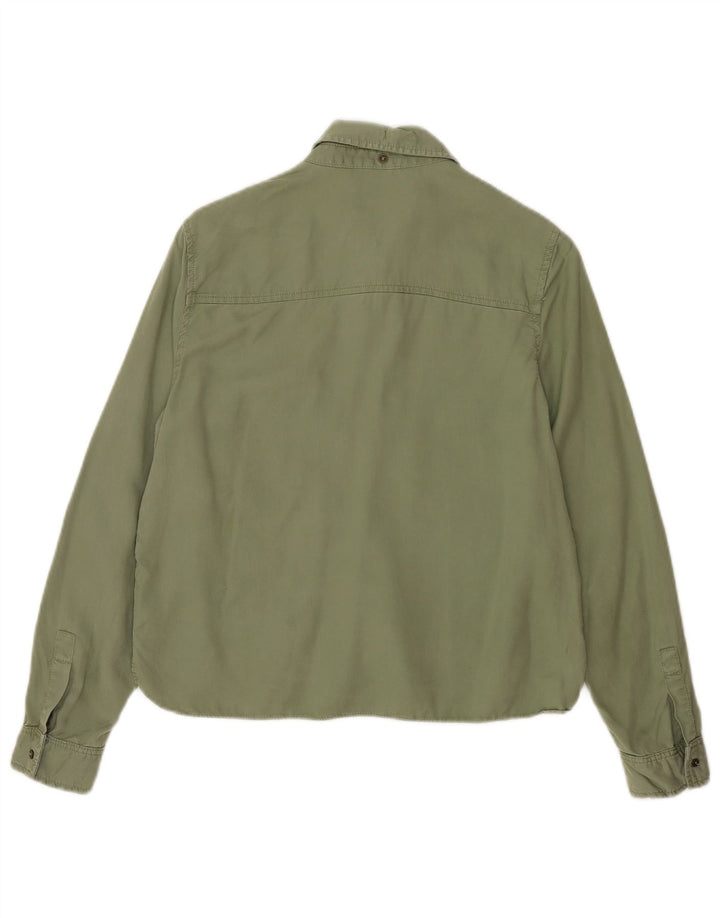 Zara Γυναικείο Στρατιωτικό Πουκάμισο UK 10 Small Green