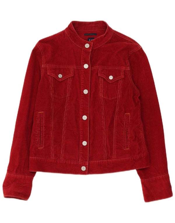 Gap Γυναικείο κοτλέ μπουφάν UK 16 Large Red