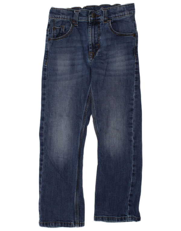 WRANGLER Boys Straight Jeans 5-6 ετών W24 L20 Μπλε Βαμβακερό
