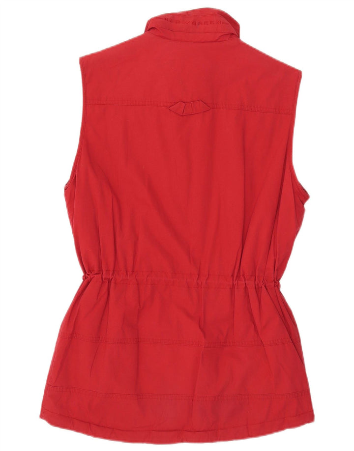 Vintage γυναικείο Gilet UK 10 Small Red