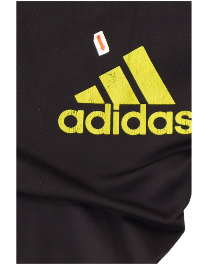 Ανδρική φόρμα ADIDAS Παντελόνι Joggers UK 40/42 μεσαίο μαύρο πολυεστέρα
