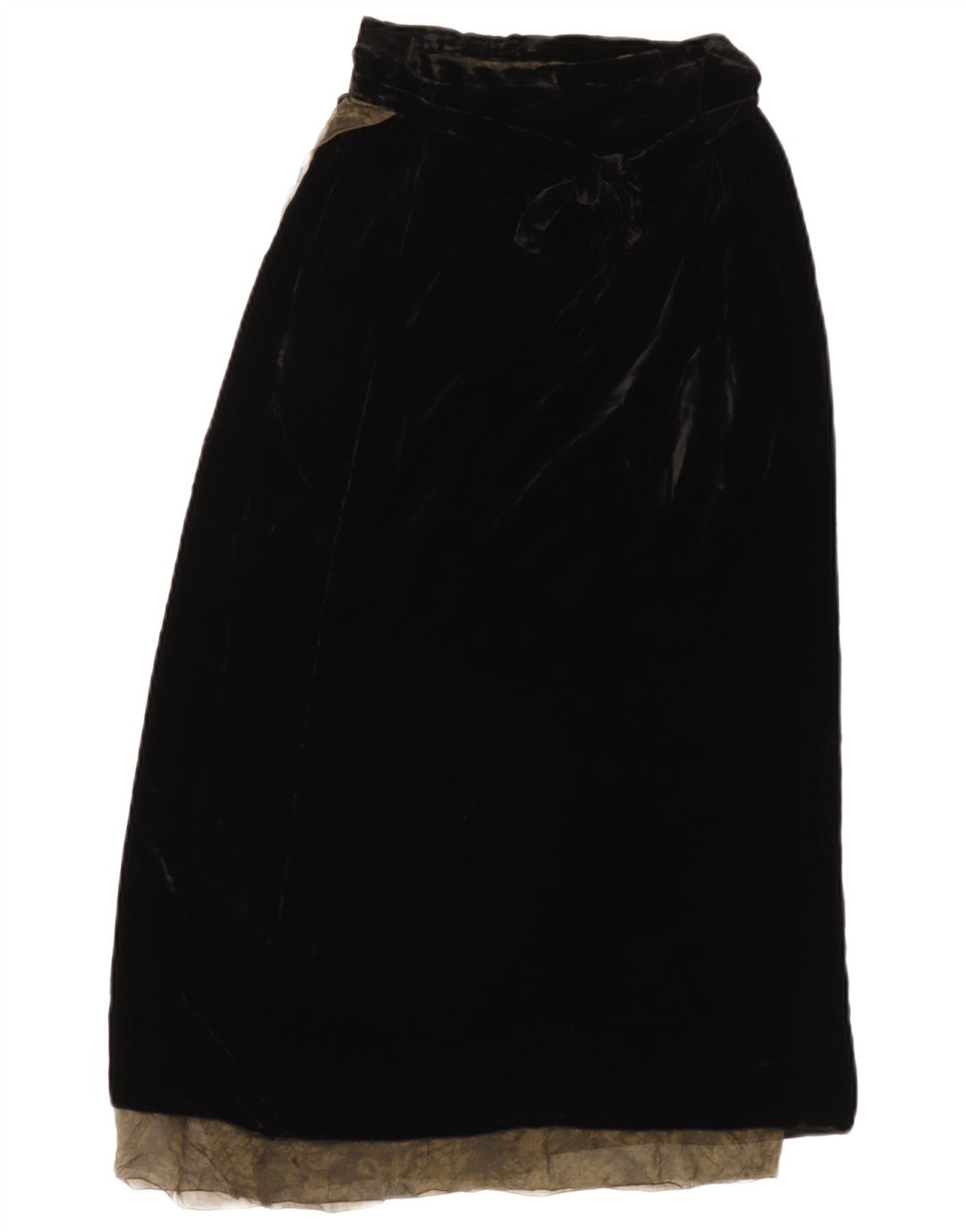 Aspesi Γυναικεία Maxi Wrap Φούστα IT 42 Medium W26 Black Paisley Viscose