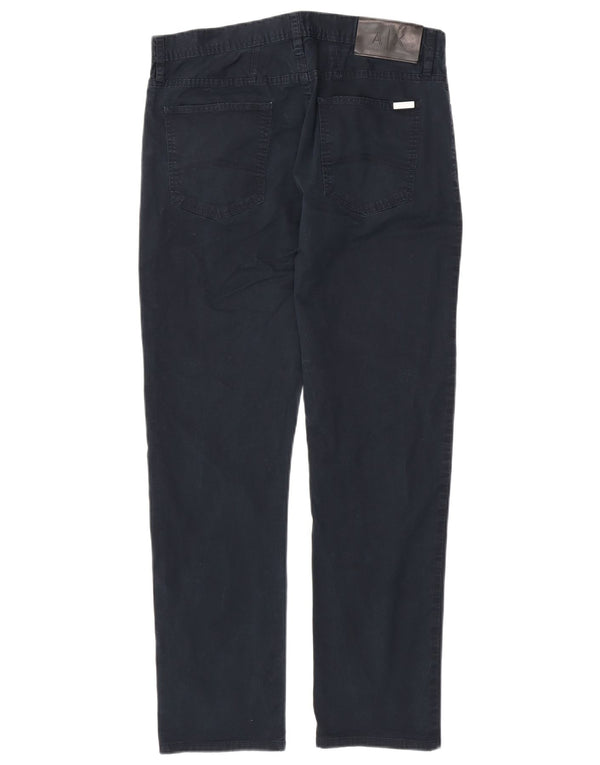 Ανδρικό τζιν ίσιο ARMANI EXCHANGE W34 L30 Navy Blue Cotton