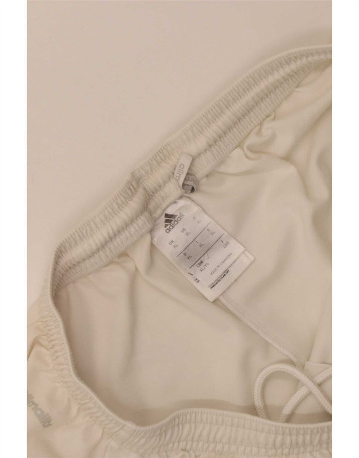 Ανδρικό αθλητικό σορτς Adidas Climalite XL Λευκό πολυεστέρα