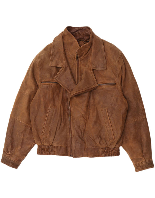 Ανδρικό Δερμάτινο Μπουφάν Wilsons UK 40 Large Brown Δερμάτινο