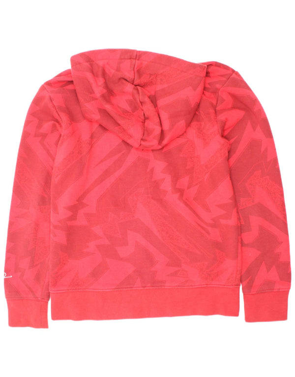 Jordan Boys Hoodie Jumper 10-11 ετών Μεσαίο κόκκινο γεωμετρικό βαμβάκι