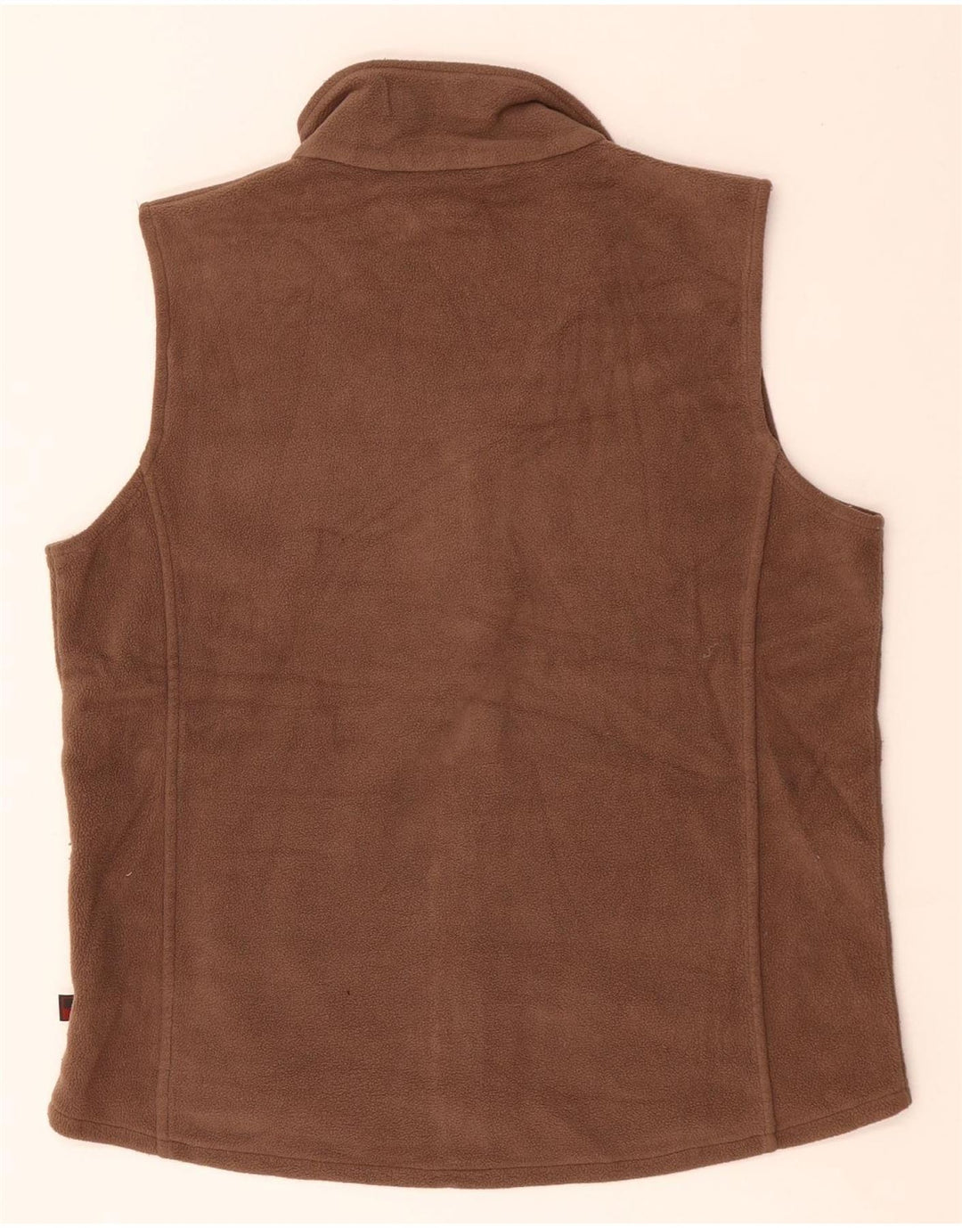 WOOLRICH Γυναικείο Fleece Gilet UK 14 μεσαίο καφέ πολυεστέρας