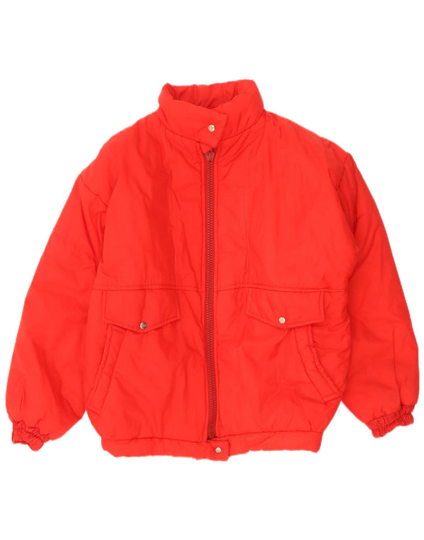 Vintage γυναικείο μπουφάν με επένδυση UK 18 XL κόκκινο