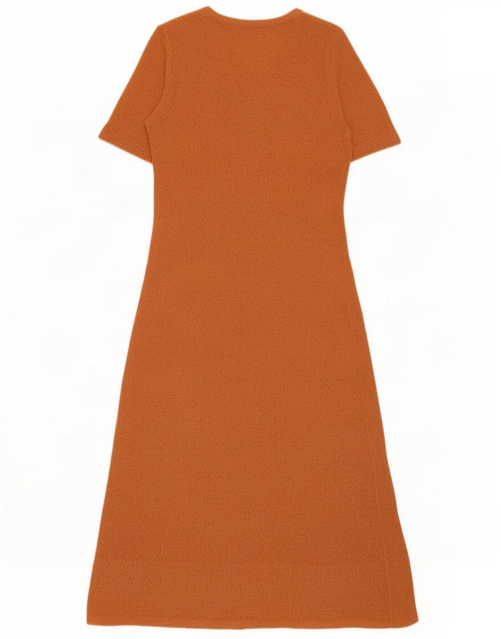 De Pietri Womens Maxi Dress IT 42 Medium Orange