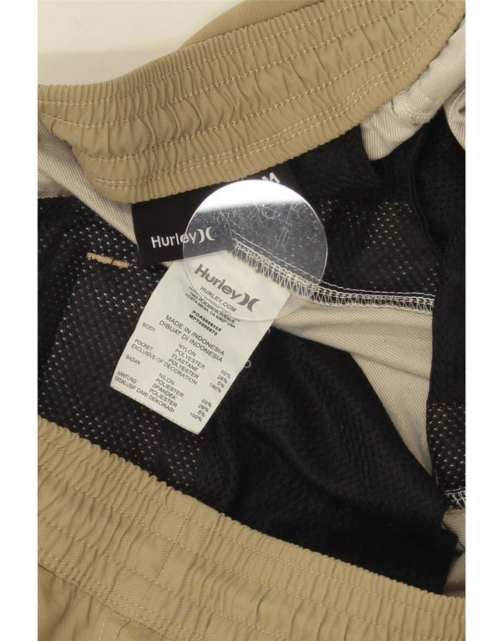 Hurley Ανδρικό Dri Fit Joggers Αδιάβροχο Παντελόνι Μεσαίο Μπεζ Νάιλον