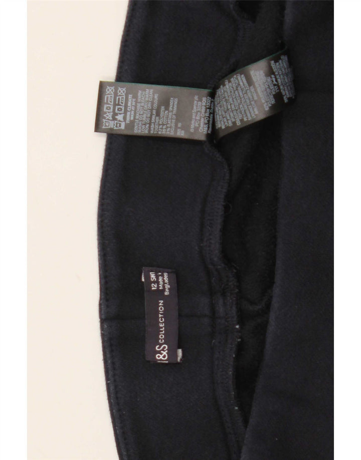 Marks & Spencer Γυναικεία κολάν UK 12 Medium Navy Blue Polyester