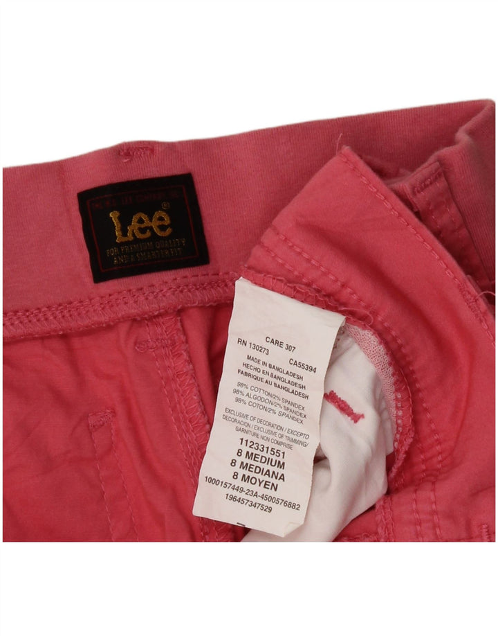 Lee Γυναικείο Σορτς Cargo US 8 Medium W28 Ροζ Βαμβακερό