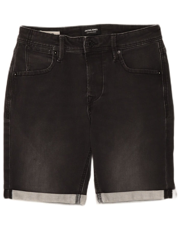Ανδρικό τζιν σορτς Jack & Jones κανονικό XS W28 Γκρι βαμβακερό