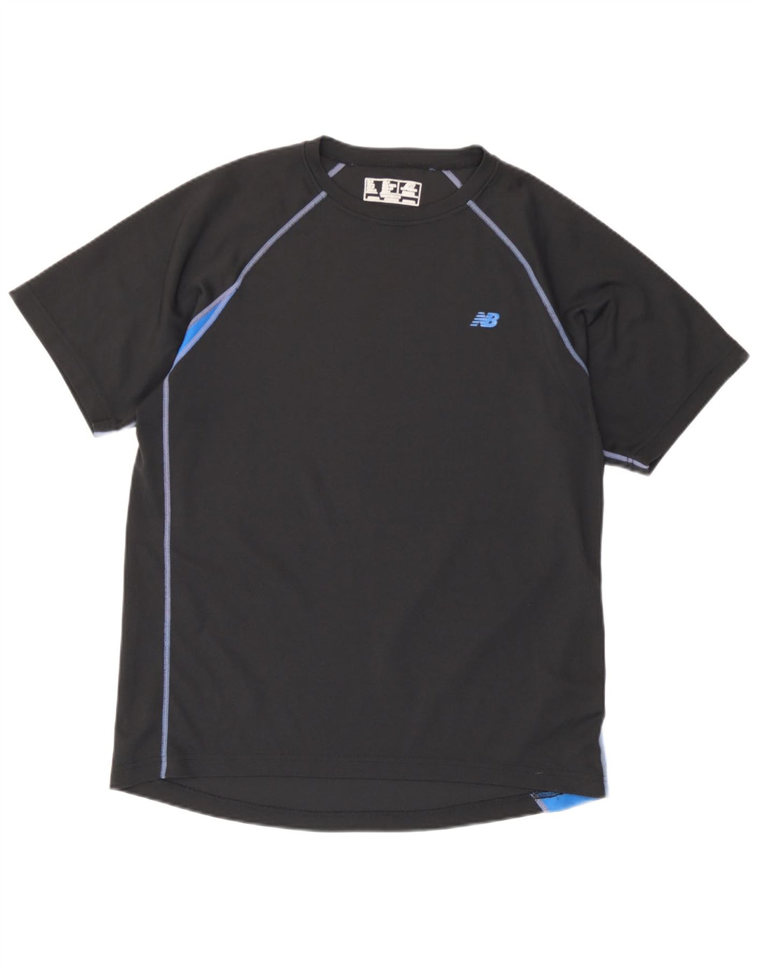 Ανδρικό T-Shirt New Balance Top Medium Black Colourblock Πολυεστέρας