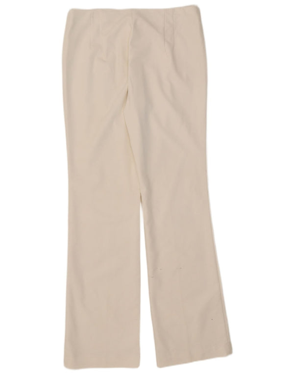 Zara Γυναικείο Bootcut Casual Παντελόνι XL W32 L32 Λευκό