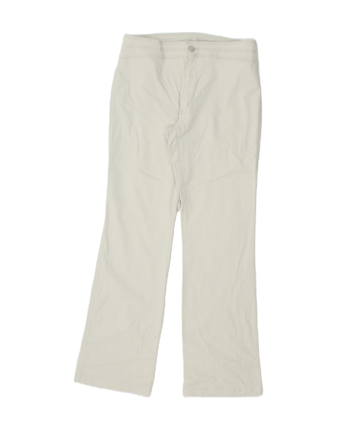 PACIFIC TRAIL Womens Bootcut Casual Trousers W33 L31  White Cotton Vintage Pacific Trail and Second-Hand Pacific Trail from Messina Hembry 