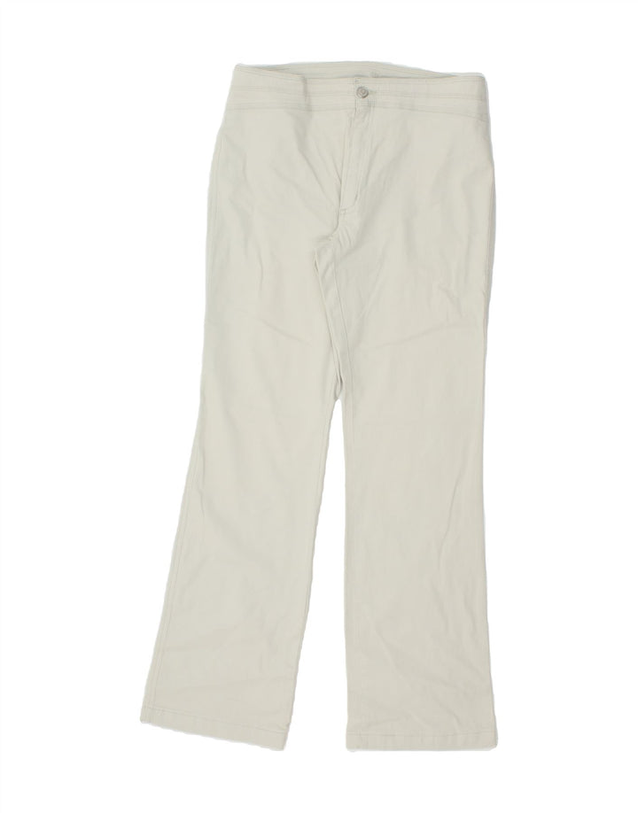 PACIFIC TRAIL Womens Bootcut Casual Trousers W33 L31  White Cotton Vintage Pacific Trail and Second-Hand Pacific Trail from Messina Hembry 