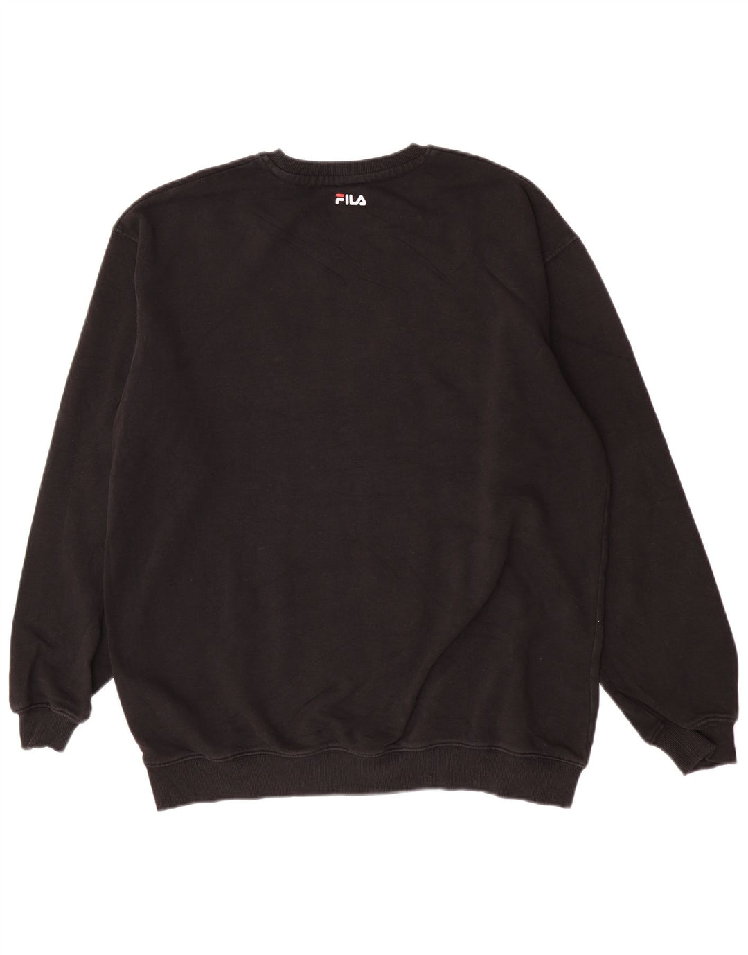 Ανδρικό γραφικό φούτερ Fila Jumper μεγάλο μαύρο βαμβακερό