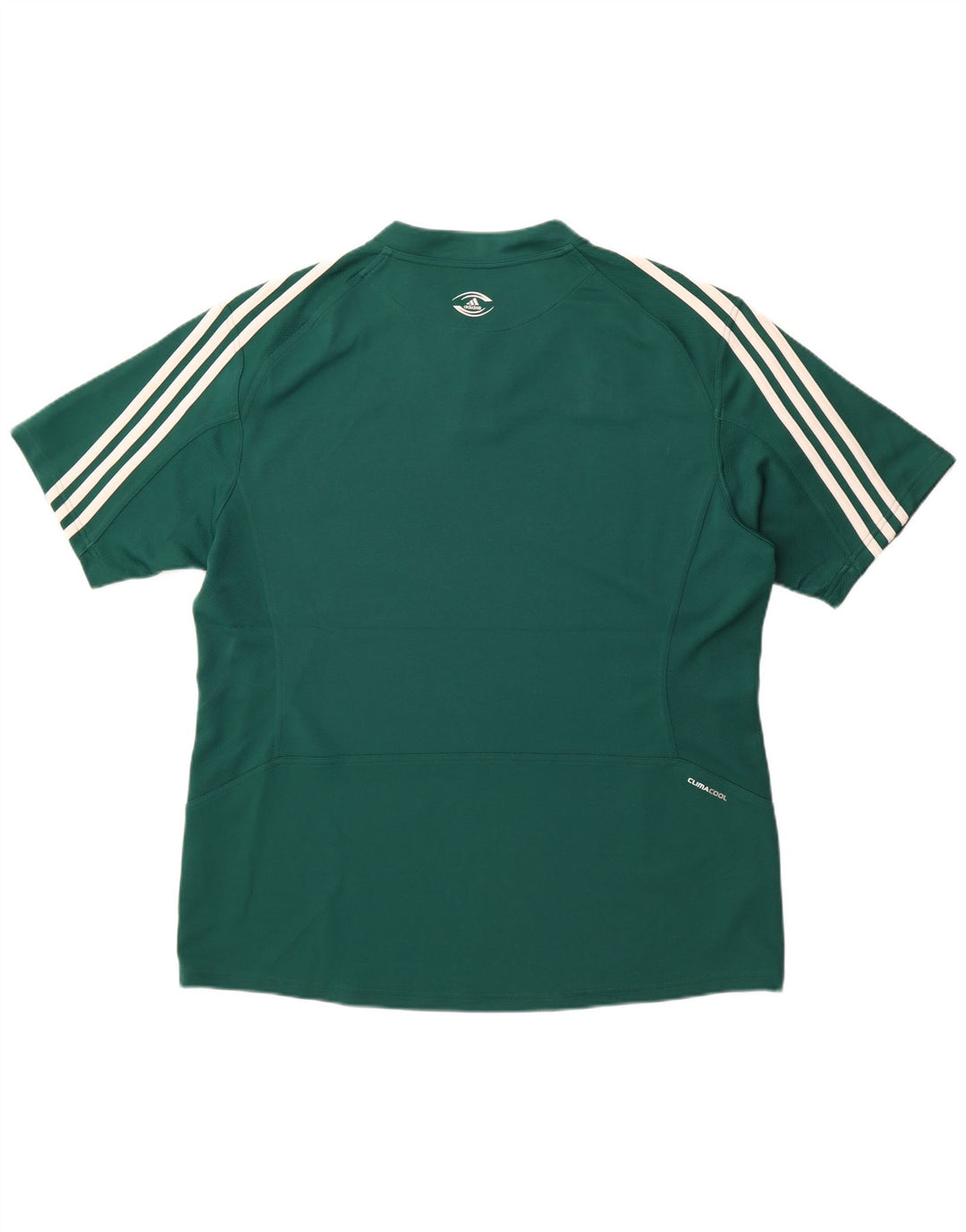 Adidas Ανδρικό T-Shirt Climacool Top 2XL πράσινο ριγέ πολυεστέρα