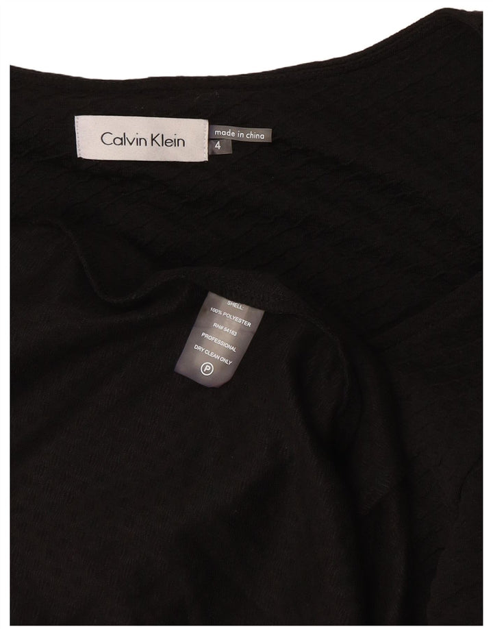 Γυναικείο αμάνικο φόρεμα CALVIN KLEIN US 4 Small μαύρο πολυεστέρα
