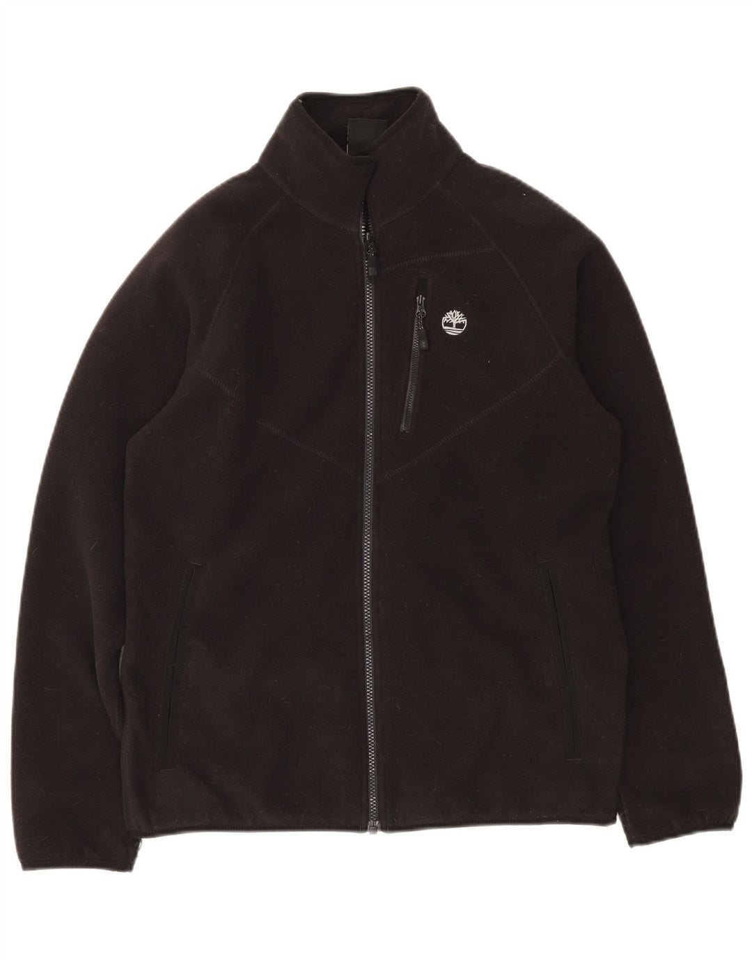 TIMBERLAND Γυναικείο Oversized Fleece Jacket UK 10 Small Black