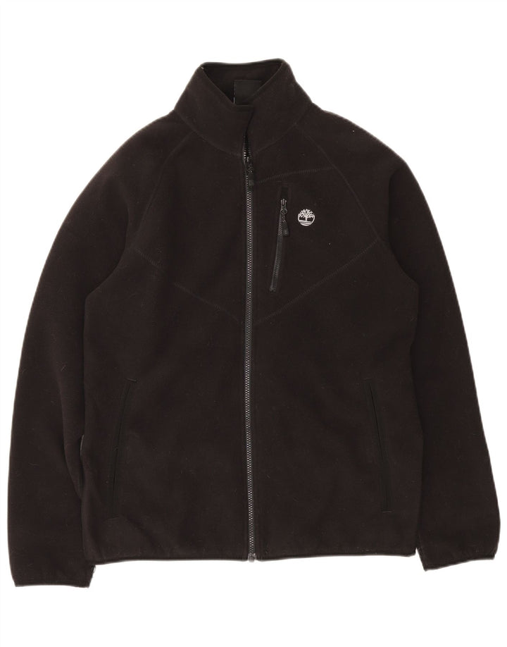 TIMBERLAND Γυναικείο Oversized Fleece Jacket UK 10 Small Black