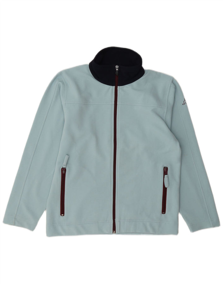 Kappa Γυναικεία αθλητική φόρμα Top Jacket UK 12 Medium Blue Colorblock Polyester