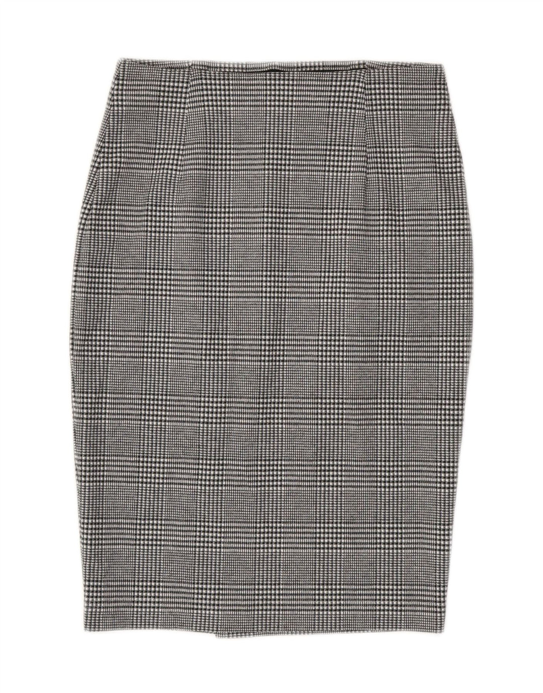 Marks & Spencer Γυναικεία Pencil Φούστα UK 8 Small W28 Grey Check Polyester
