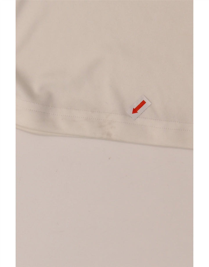 ADIDAS Mens Climalite T-Shirt Top Large White Vintage Adidas and Second-Hand Adidas from Messina Hembry 