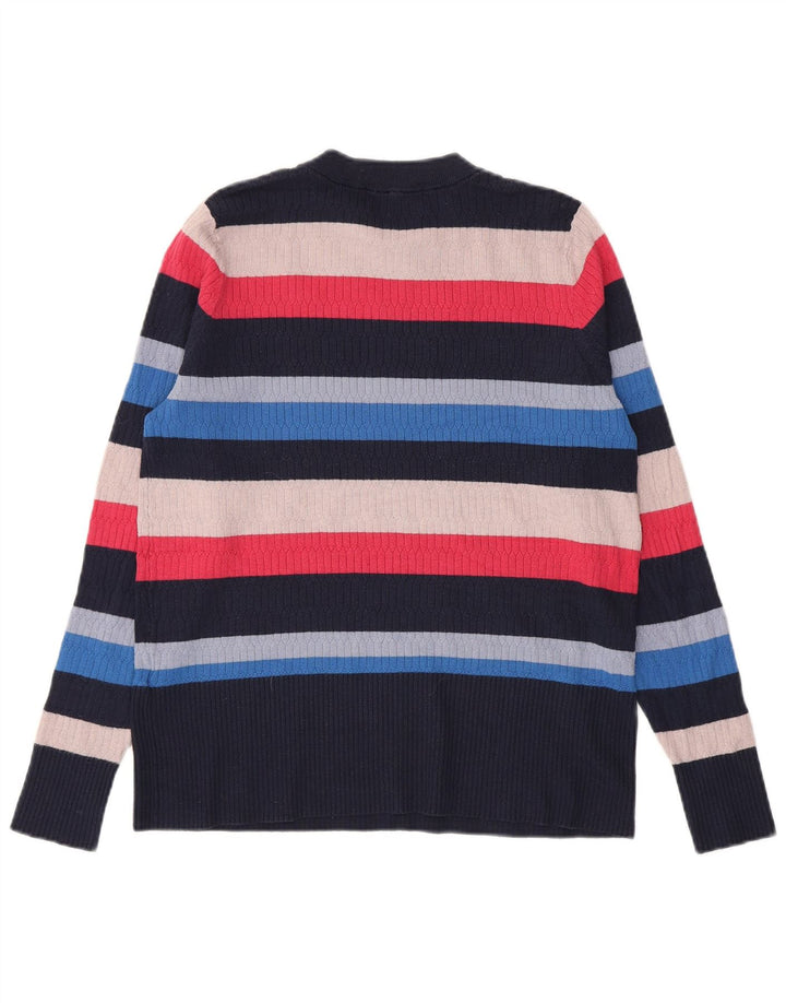 Marks & Spencer Γυναικείο πουλόβερ με λαιμόκοψη UK 18 XL πολύχρωμο