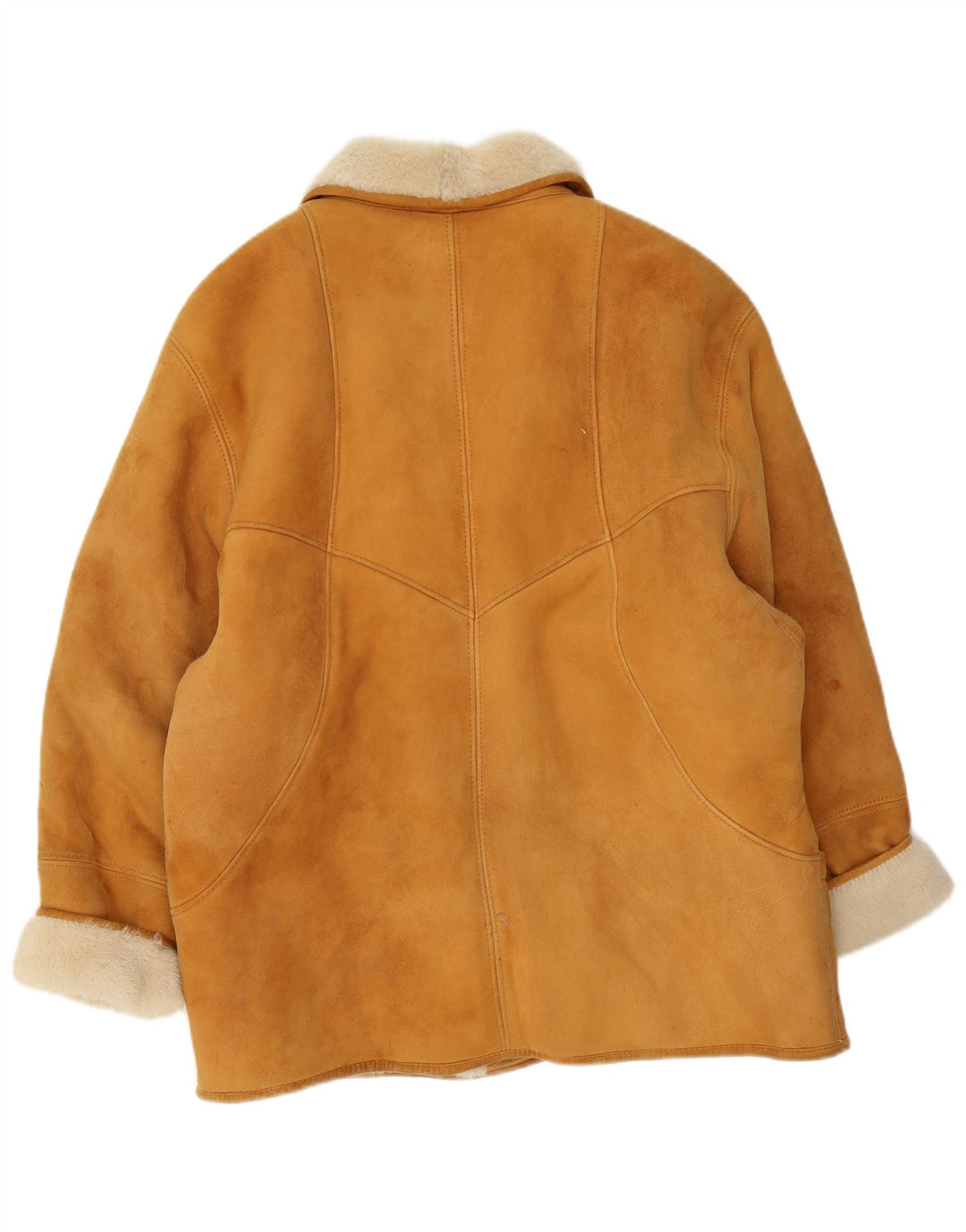 Vintage Γυναικείο Υπερμεγέθη Shearling Jacket UK 20 2XL Brown Shearling