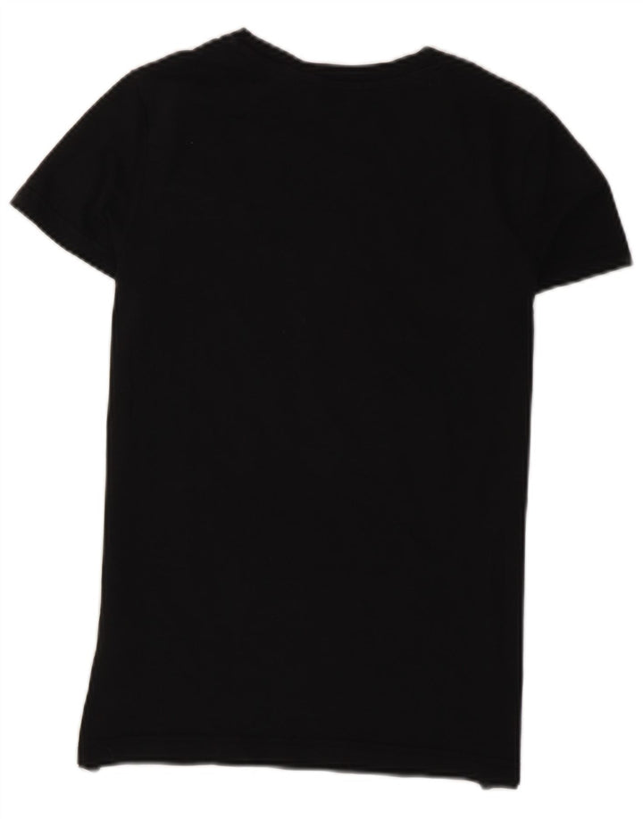 Adidas Γυναικείο T-Shirt γραφικό Top IT 42 Μεσαίο μαύρο βαμβακερό