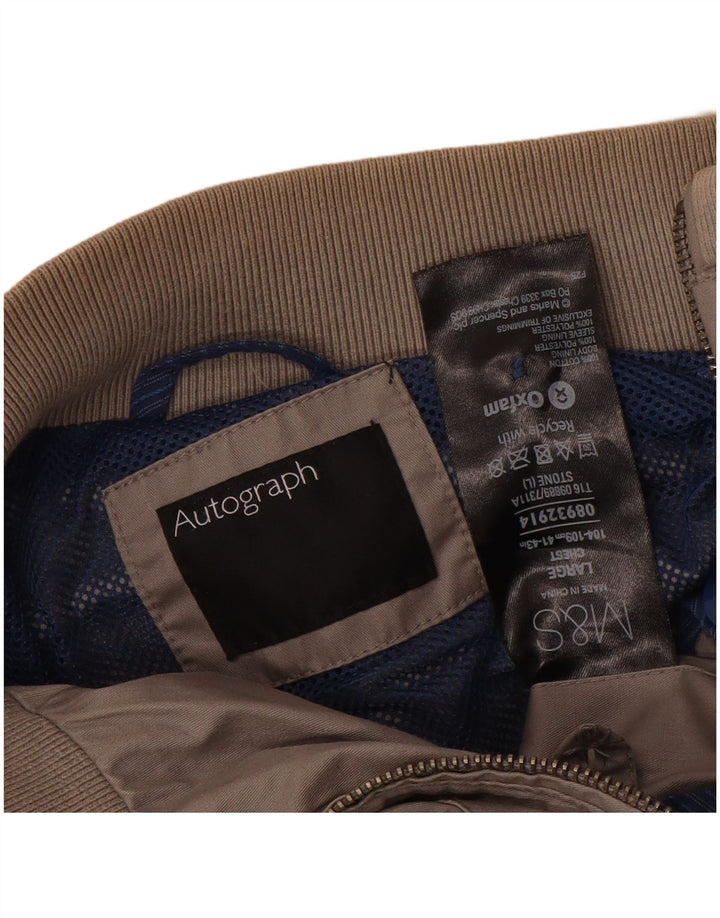 Ανδρικό μπουφάν Marks & Spencer UK 41/43 Large Grey Polyester