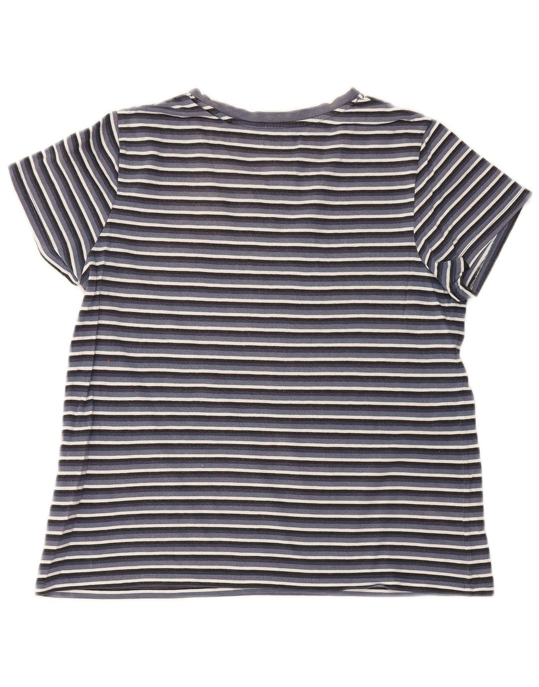 Γυναικείο T-Shirt Levi's Top UK 12 Medium Navy Blue ριγέ